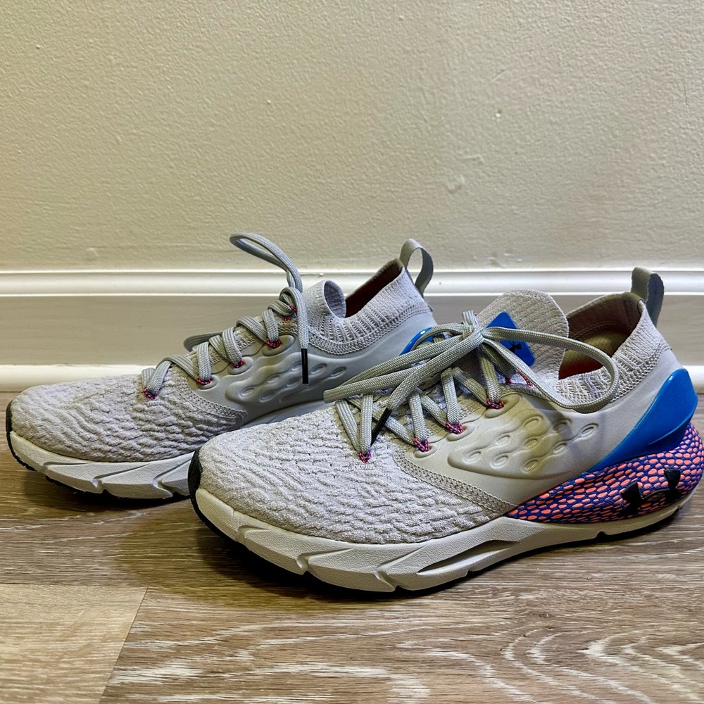 Under Armour Gray and Blue Athletic Shoes